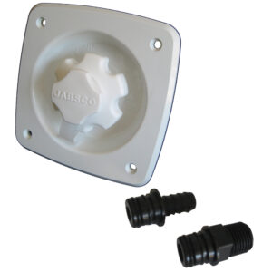 Jabsco Water Pressure Regulator - Flush Mount - White product image