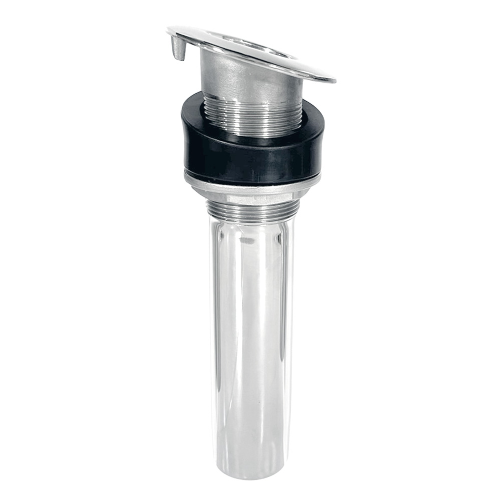 Tigress 9" 15-Degree Rod Holder - Screwless - Stainless Steel 1 Tigress 9" 15-Degree Rod Holder - Screwless - Stainless Steel product image