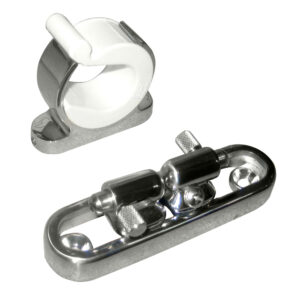 TACO Stainless Steel Adjustable Reel Hanger Kit w/Rod Tip Holder - Adjusts from 1.875" - 3.875" product image